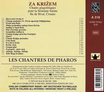 Les Chantres De Pharos - Za Križem: Chants glagolitiques pour la Semaine Sainte, Ile de Hvar, Croatie (2002)