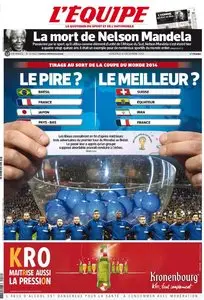L'Equipe du Vendredi 6 Décembre 2013