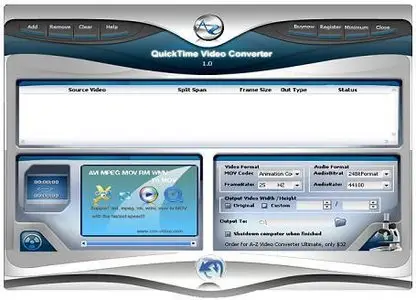 A-Z QuickTime Video Converter v5.9 