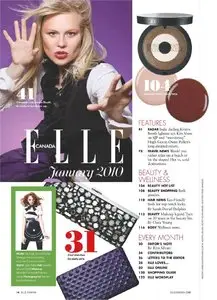 Elle Canada  - January 2010