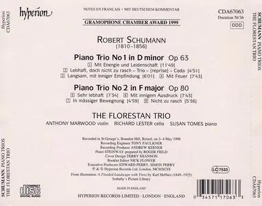 The Florestan Trio - Robert Schumann: Piano Trios (1999)