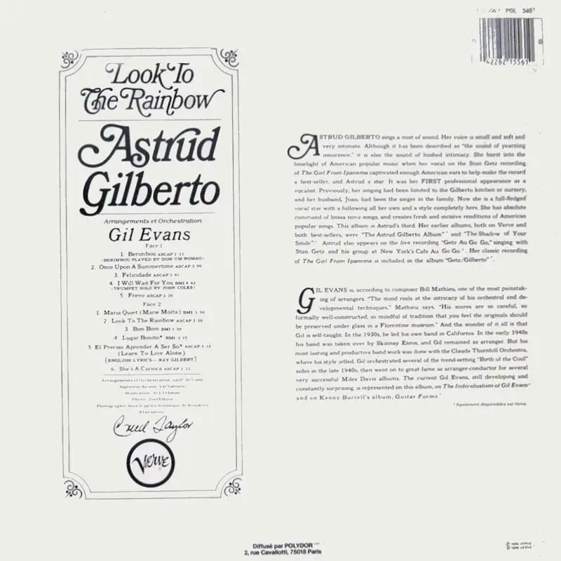 Astrud Gilberto – Look to the Rainbow (1965) -repost / AvaxHome