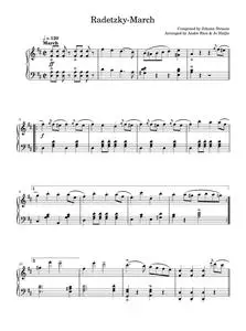 Radetsky - André Rieu, Johann Strauss Orchestra (Piano Solo)