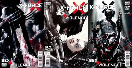 X-Force: Sex and Violence #1-3 Complete