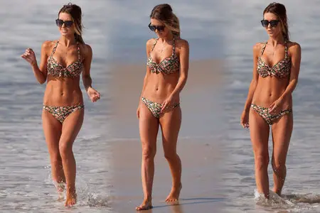 Audrina Patridge - Bikini at a beach in Los Angeles March 23, 2012