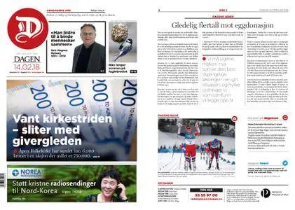 Dagen Norge – 14. februar 2018