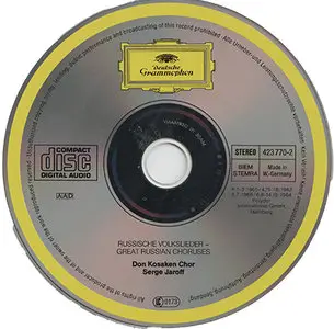 Don Kosaken Chor / Serge Jaroff - Russische Volkslieder (1960's, 80's CD reissue)