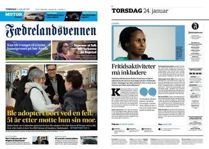 Fædrelandsvennen – 24. januar 2019