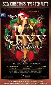 GraphicRiver Sexy Christmas FlyerTemplate