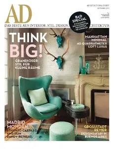 AD Architectural Digest – Die schönsten Häuser der Welt September 09/2013
