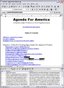 President Bush's Agenda for America - Searchable Version