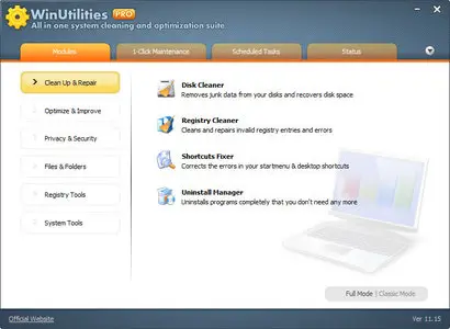 WinUtilities Professional Edition 11.45 Multilanguage Portable