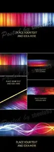 Color Neon Backgrounds Vector