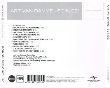 Art van Damme - So nice! (1979) [Remastered 2009]