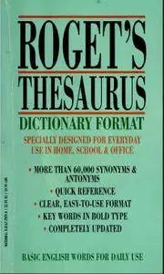 Roget's Thesaurus Dictionary Format