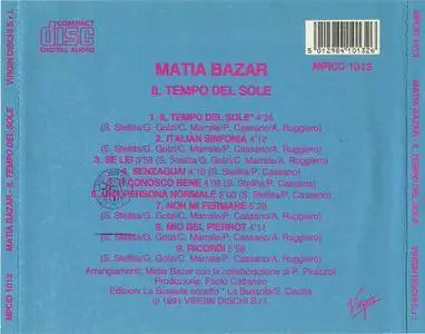 Matia Bazar - Il Tempo Del Sole (1980) {1991, Reissue}