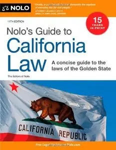 Nolo's Guide to California Law, 11th edition (repsot)