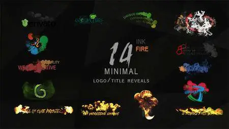 Minimal Ink&fire Logo/Title Reveals Package - Project for After Effects (VideoHive)