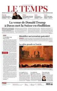 Le Temps - 11 janvier 2018