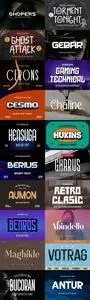 20 Fonts Bundle 2023