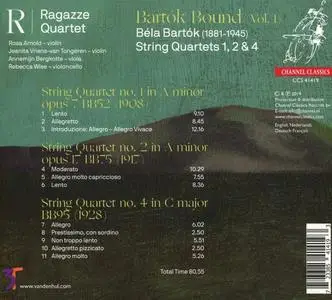 Ragazze Quartet - Bartók Bound, Vol.1: String Quartets Nos. 1, 2 & 4 (2019)