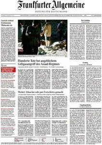 Frankfurter Allgemeine Zeitung vom Donnerstag, 22. August 2013