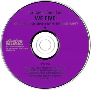 We Five - You Were On My Mind (1966) Make Someone Happy (1967) [1996 2on1] *Re-Up*