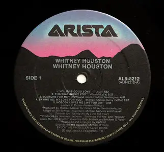 Whitney Houston (1985) 24-Bit/96-kHz Vinyl Rip