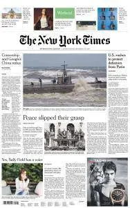 International New York Times - 15-16 September 2018