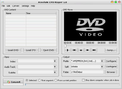 Absolute DVD Ripper ver.1.0