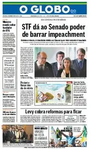 O Globo - 18 de dezembro de 2015 - Sexta