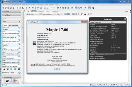 Maplesoft MapleSim 6.1 with Add-on Products