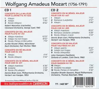 Wolfgang Amadeus Mozart - Concertos pour vents (2021) {2CD Set, Diapason DIAP132 rec 1953-1961}