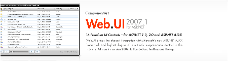 ComponentArt Web.UI 2007 for ASP.NET