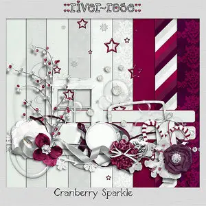 Scrap Kit: Cranberry Sparkle