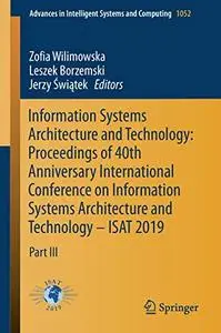 Information Systems Architecture and Technology: Proceedings of 40th Anniversary International Conference, Part III