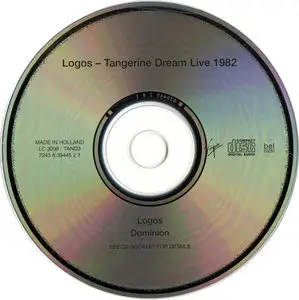 Tangerine Dream - Logos Live (1982)  [1995, Definitive Edition, SBM Remaster] ReUpload