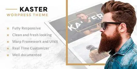 ThemeForest - Kaster v1.0.2 - Creative, Blog, Portfolio WordPress Theme for Artists, Agencies, Freelancers & Photographer