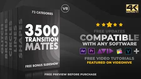 Ultimate Transition Mattes Pack - Motion Graphics (VideoHive)