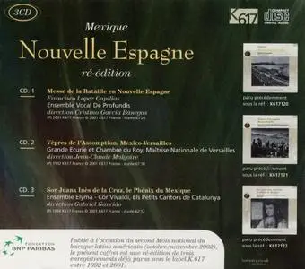 Cristina Garcia Banegas, Jean-Claude Malgoire, Gabriel Garrido - Mexique - Nouvelle Espagne (2002)