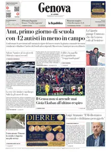 la Repubblica Genova - 16 Settembre 2025