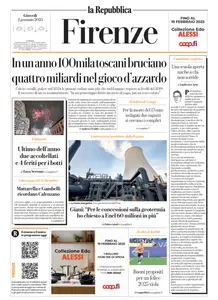 la Repubblica Firenze - 2 Gennaio 2025