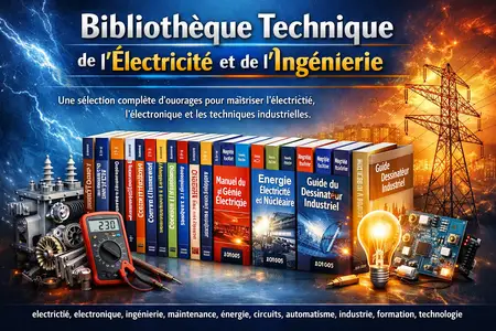 Pack de 20 livres, "Bibliothèque complète de l’électricité et de l’ingénierie appliquée"