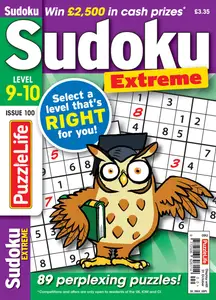 PuzzleLife Sudoku Extreme - Issue 100 2024