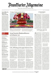 Frankfurter Allgemeine Zeitung - 01 Oktober 2024