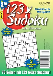 123 x Sudoku - Nr.4 2026