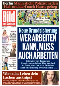 Bild am Sonntag - 18 Mai 2025