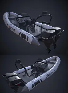 Grand Dinghy Boat Low-poly - 3D model