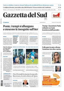 Gazzetta del Sud Cosenza - 26 Ottobre 2025