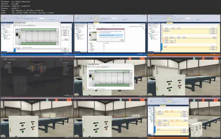 PLC Simulation Software: Factory I/O with Connected Component Workbench